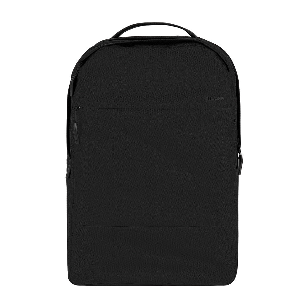 Black | City Backpack with Diamond Ripstop - Black