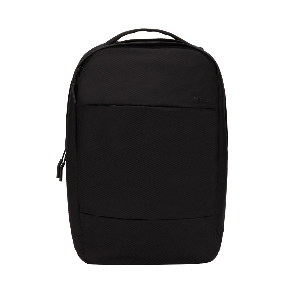 Black | City Compact Backpack with Diamond Ripstop - Black