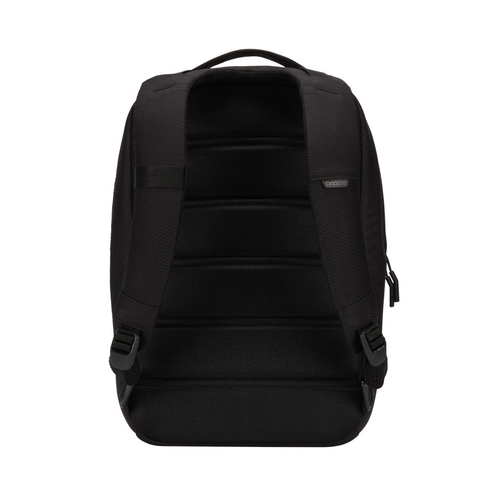 Black | City Compact Backpack with Diamond Ripstop - Black