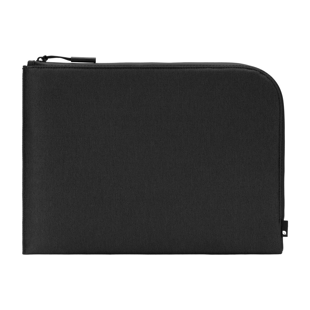 Black | Facet Sleeve with Recycled Twill for MacBook Pro (13-inch, 2020 - 2009), MacBook Air (13-inch, 2020 - 2009), MacBook (13-inch, 2010 - 2009) - Black