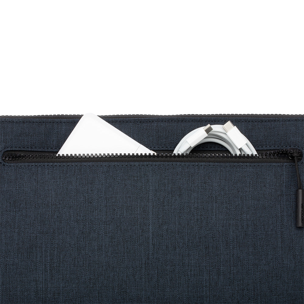 Heather Navy | Compact Sleeve with Woolenex for MacBook Pro (13-inch, 2020 - 2009) & MacBook Air (13-inch, 2020 - 2018) - Heather Navy